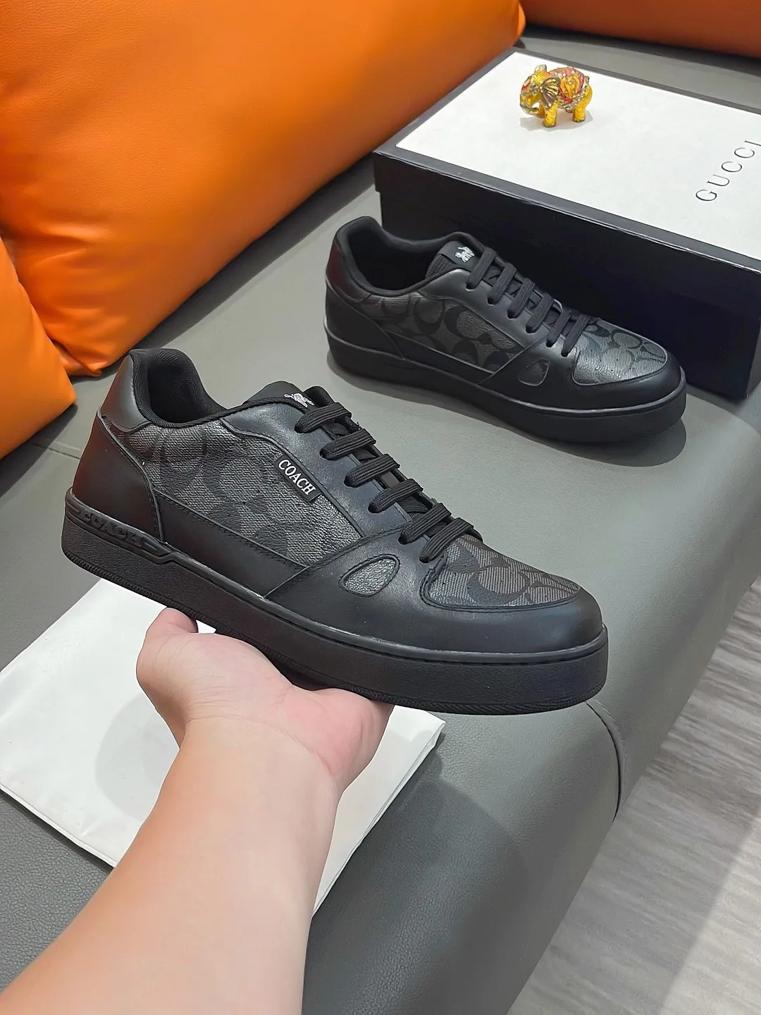 Men's shoes GUCCI "Gucci" P420 Regular size: 38-44 (casual shoes) Product materials: Selected cowhide upper, soft sheepskin lining; original outsole.